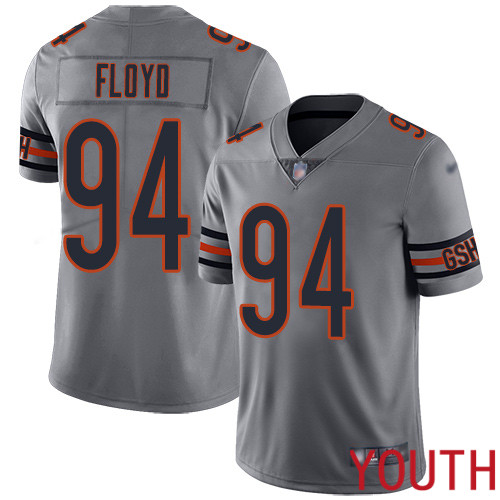 Chicago Bears Limited Silver Youth Leonard Floyd Jersey NFL Football 94 Inverted Legend